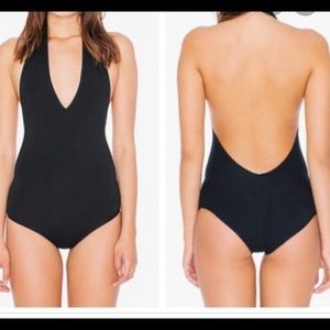 Open back Halter bodysuit